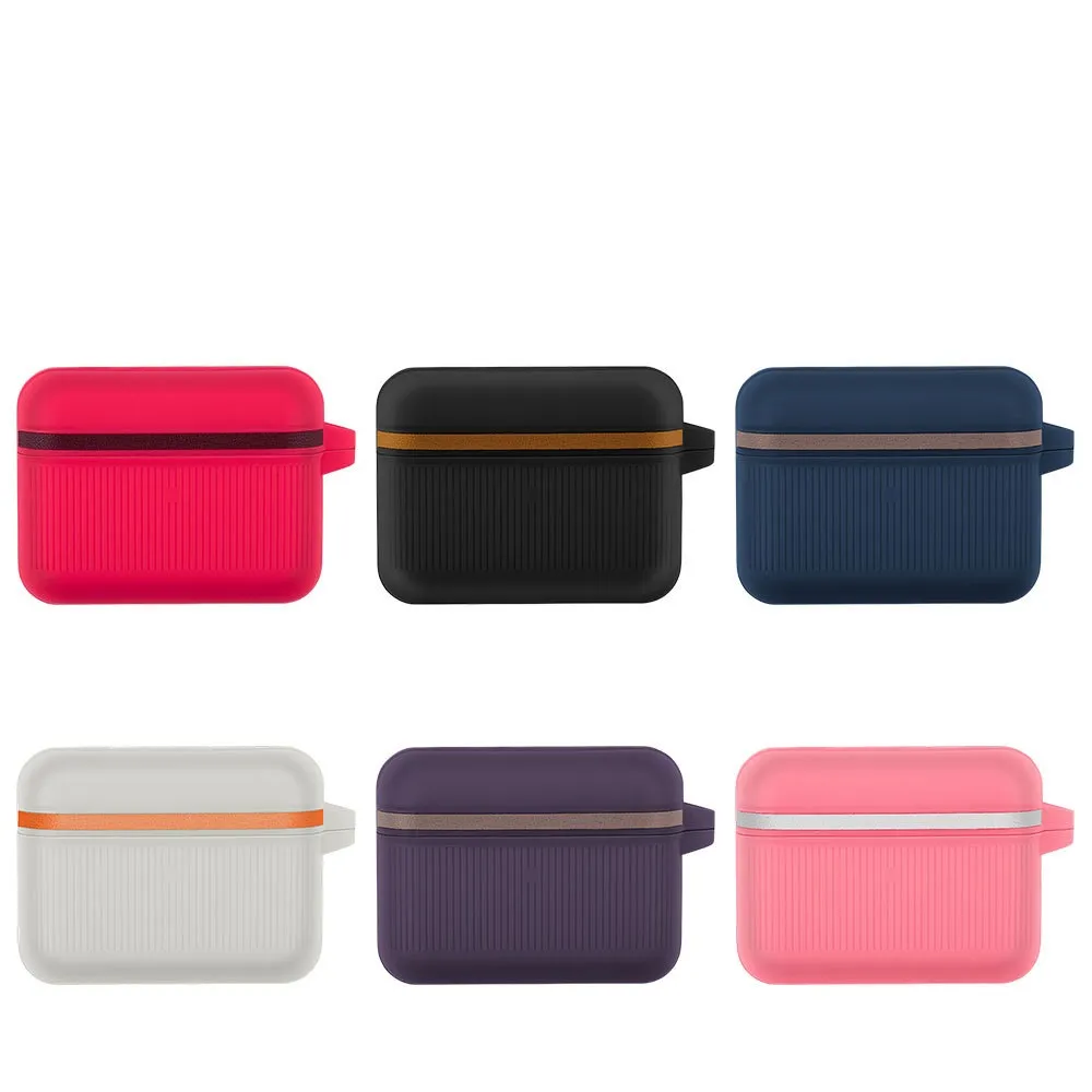 Bagage Silicone hörlurar hörlurar fodral för AirPod 3 AirPods 3Gen Air Pods Pro 2 1 Bluetooth Ear Phone Telefon Tillbehör AirPod3 Stuffsäkert täckning Karabinerkedja