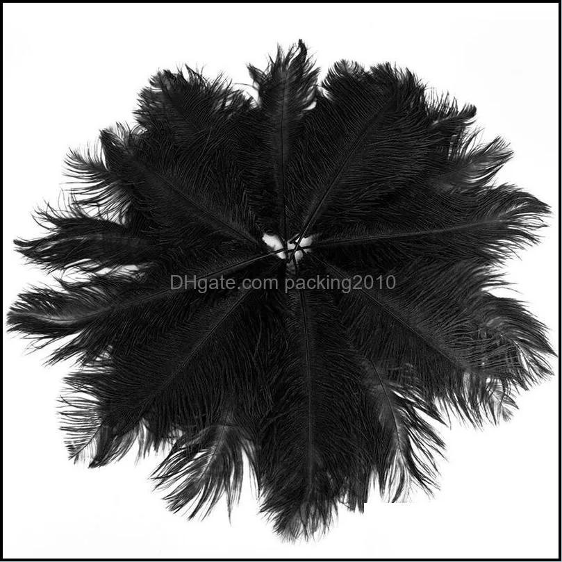 14-16inch natural home decor diy ostrich feathers plumes for home xmas wedding centerpiece table party decoration