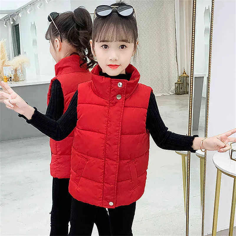 2022 Warm Down Vest Kids Jackets For Girls And Boys Ages 4 12 Autumn Parka Kids Jackets With Thicker Outerwear Childrens Clothing Vest J220718 From Make03 12.69 DHgate.Com