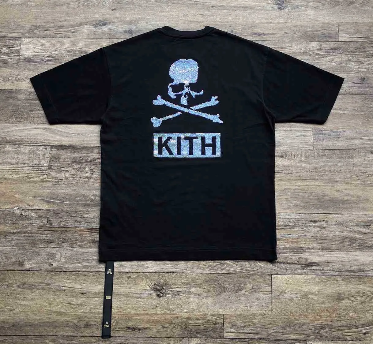Heren T-shirts Outlet Co Branded Dikke dikke korte mouw T-shirt Klassiek MMJ Skull High Count Cotton Wash