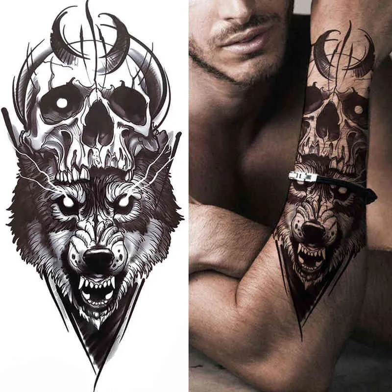 Pack De 4 Mangas De Tatuaje Falsas De Brazo | Tatuajes Temporales Elásticos Para Fiestas, Halloween Y Cosplay