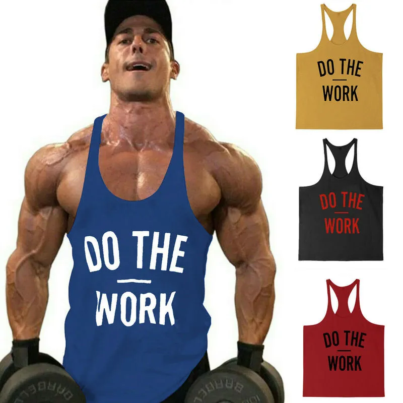 Mannen Spier Gyms Train Tank Tops Bodybuilding Y Back Mouwloos Vest Stringer Singlets Shirt Musclewear 220331