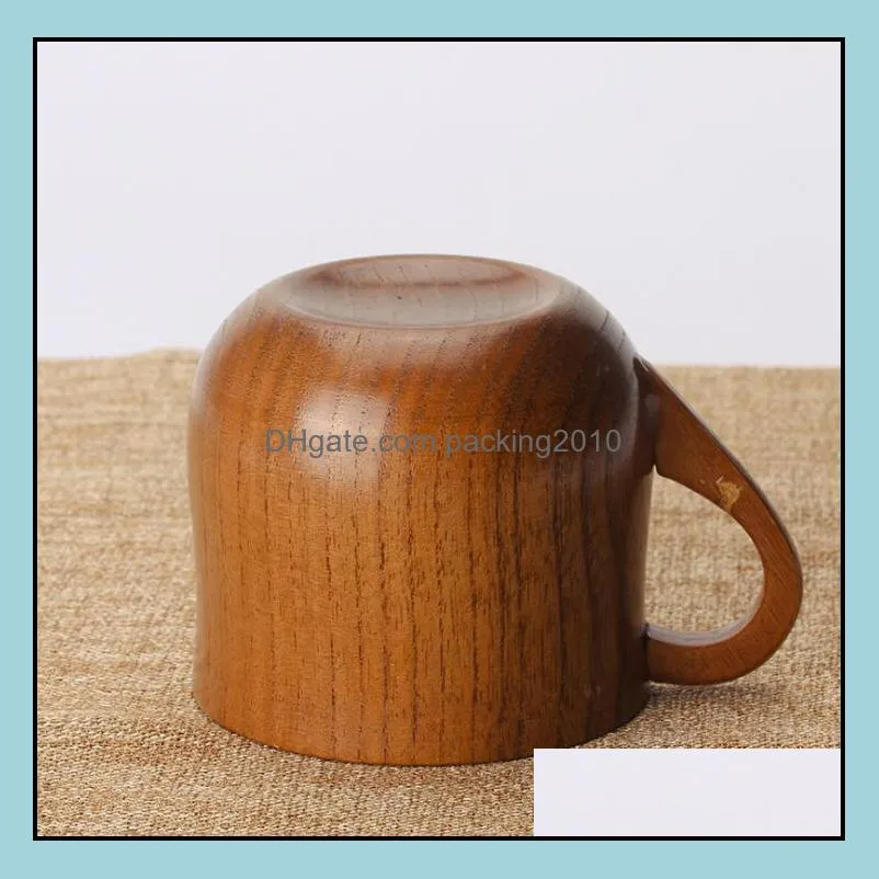 zizyphus jujube wooden cup boutique retro handmade korean wood mug restaurant tea coffee cups best gift drinking drinkware sn697