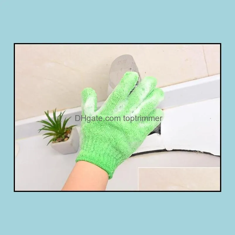 Skin bath shower wash cloth Shower Scrubber Back Scrub Exfoliating Body Massage Sponge Bath Gloves Moisturizing Spa Skin Cloth 50pcs