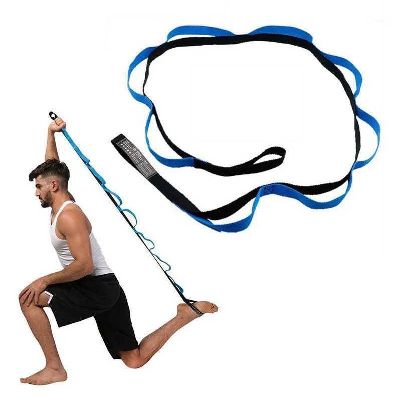 Courroies de yoga anti-gravité Sangle stretch avec des boucles Pilates Souris de l'entraînement Stretching Bande Exercice Corde Air Hammock Accessoires