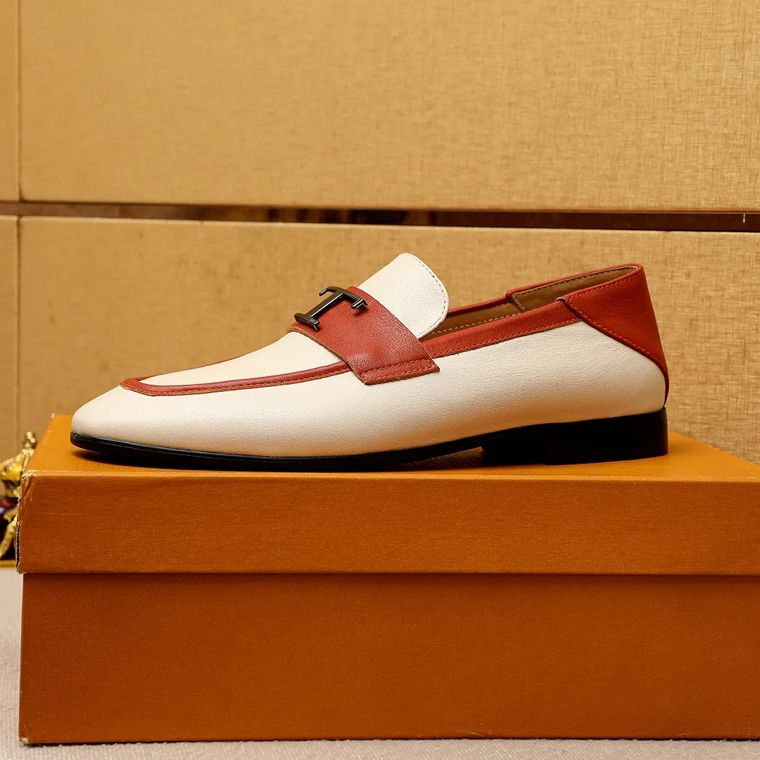 العلامة التجارية الفاخرة T0D Mens Oxfords Shole Slip-On Party Wedding Water Daled Leather Office 38-45