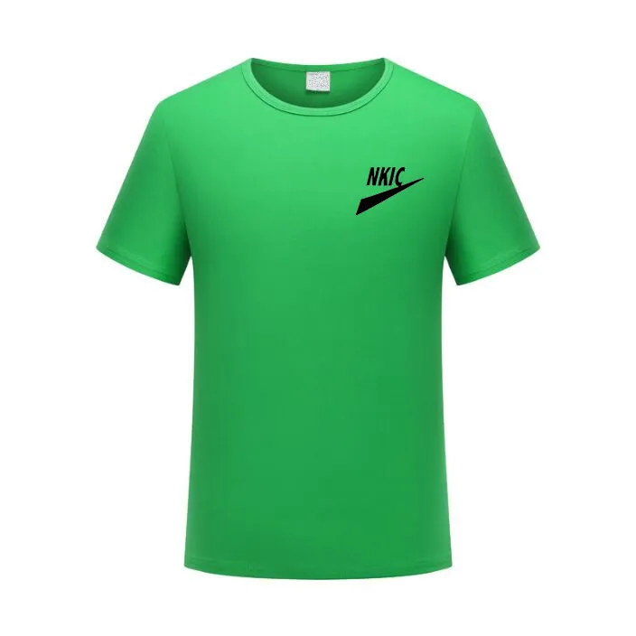 Nuevos hombres 100% algodón Camisas de gimnasio Camiseta deportiva Logotipo de marca de lujo Camisa de manga corta para correr Entrenamiento Entrenamiento Moda Casual Fitness Tees