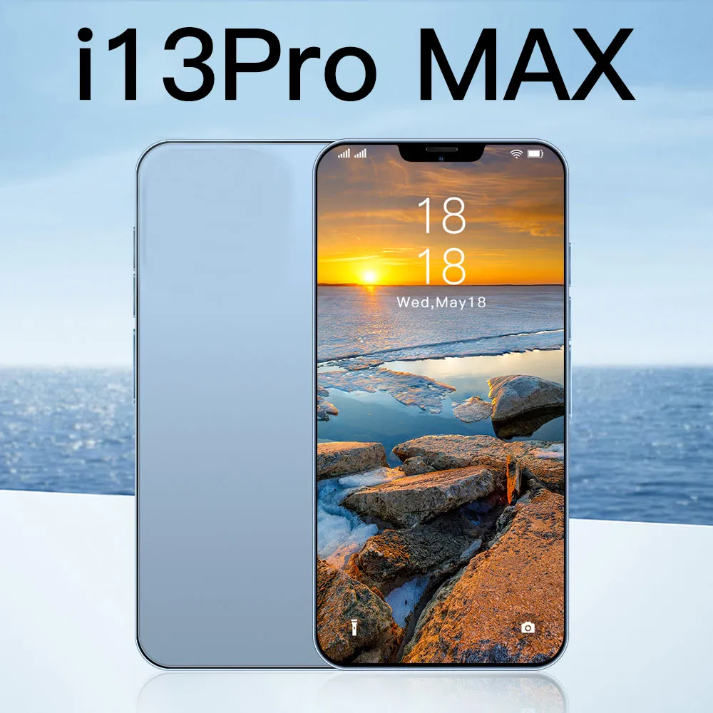 I13Promax consigliati nuovi telefoni Android smartphone 6.7inch cellulare Dual SIM fotocamera SIM 4G 5G cellulare mobile smart phone impronta digitale faccia sblocco