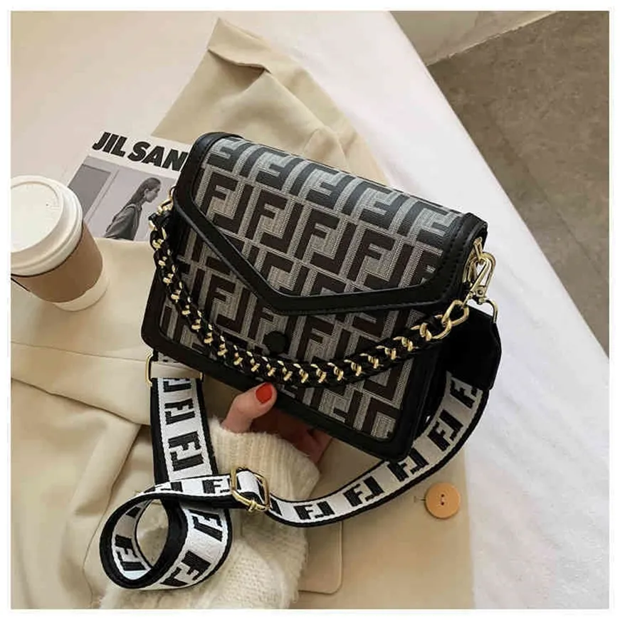 handbag women fashion versatile wide shoulder strap small square Single Shoulder factory store online