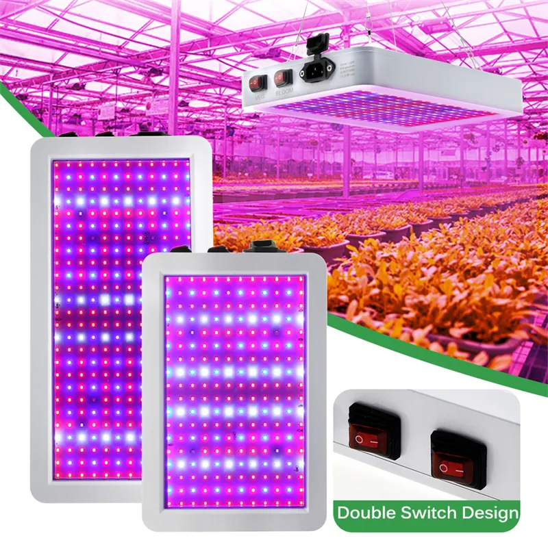 LED élèvent la lumière 2000W 3000W étanche Phytolamp spectre complet 2 Mode interrupteur Veg Bloom lampe de croissance des plantes d'intérieur