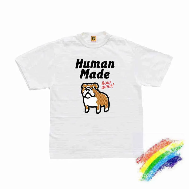 2022SS Human Made T-shirt Män kvinnor 1: 1 Högkvalitativ hundtryck T-shirt Human Made Girls Dont Cry Tee Tops G220512