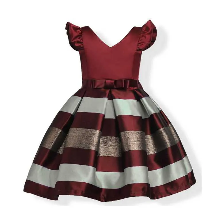 Europeisk och amerikansk flicka klänning vårbarn söt anpassad ärmlös prinsessa klänning