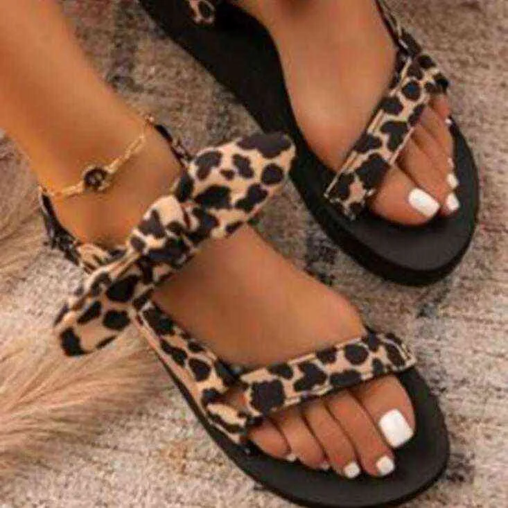 Vrouwen zomer casual sandalen buitenstrand flat vrouwelijke mode boog sandalen wilde kleur ms slippers dames confort flip flops j220716