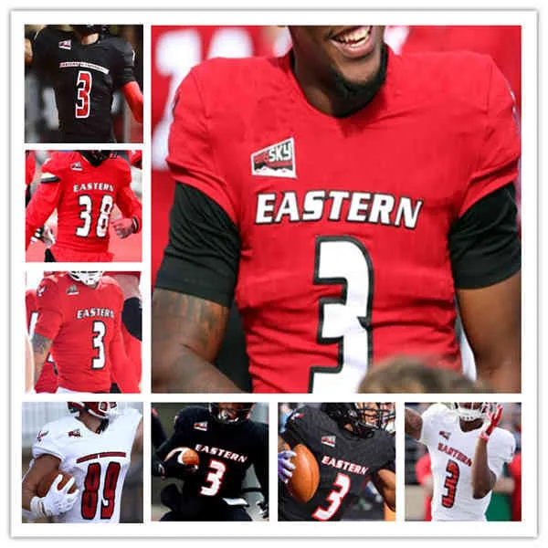 Custom Eastern Wasington Ewu College Football Jerseys Cooper Kupp Eric Barriere Dennis Talolo Limu-jones Merritt Justice Jackson