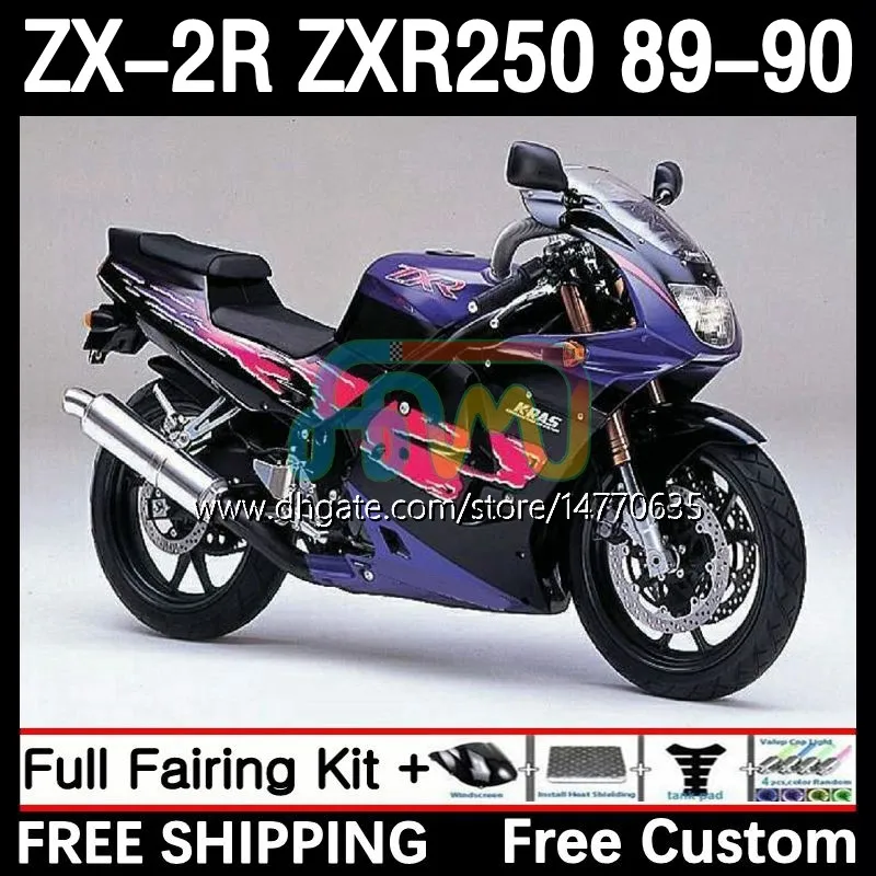Full Body Kit For KAWASAKI NINJA ZX 2R 2 R R250 ZXR 250 ZX2R ZXR250
