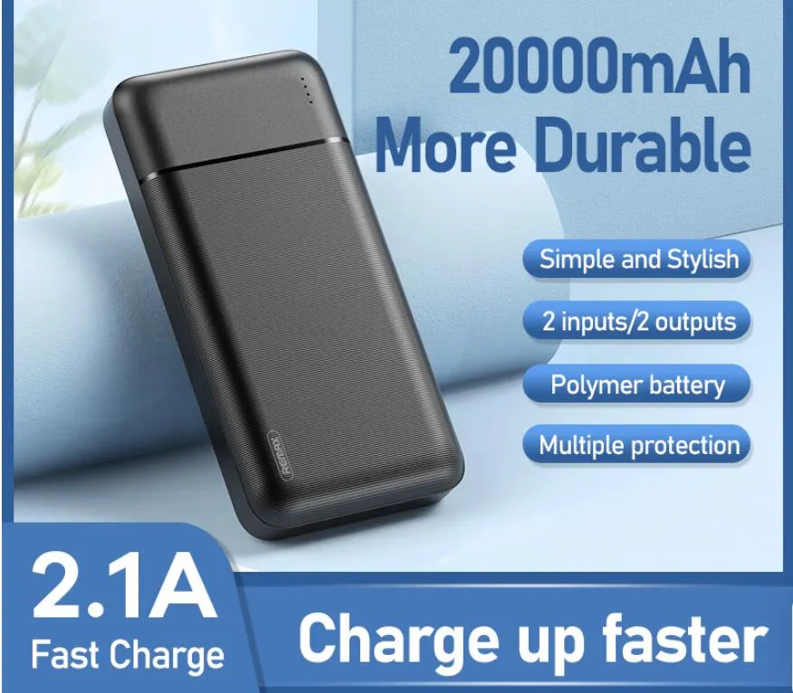 Batterie Externe 20000mAh Power Bank Portable 5V 2A Rapide