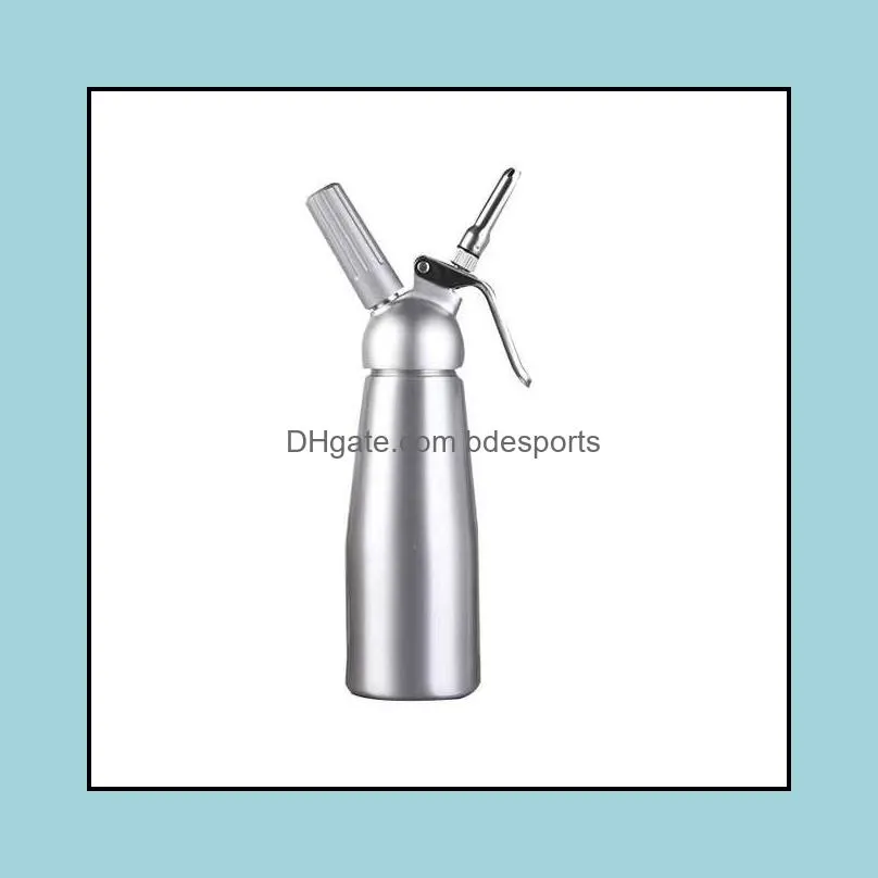 Pastry Tools 500ml/1000ml Cream Gun Siphon Kitchen Whipped Cream Gas Foamer Guns Whipper Chantilly Dispenser Coffee Cake Stainless Steel