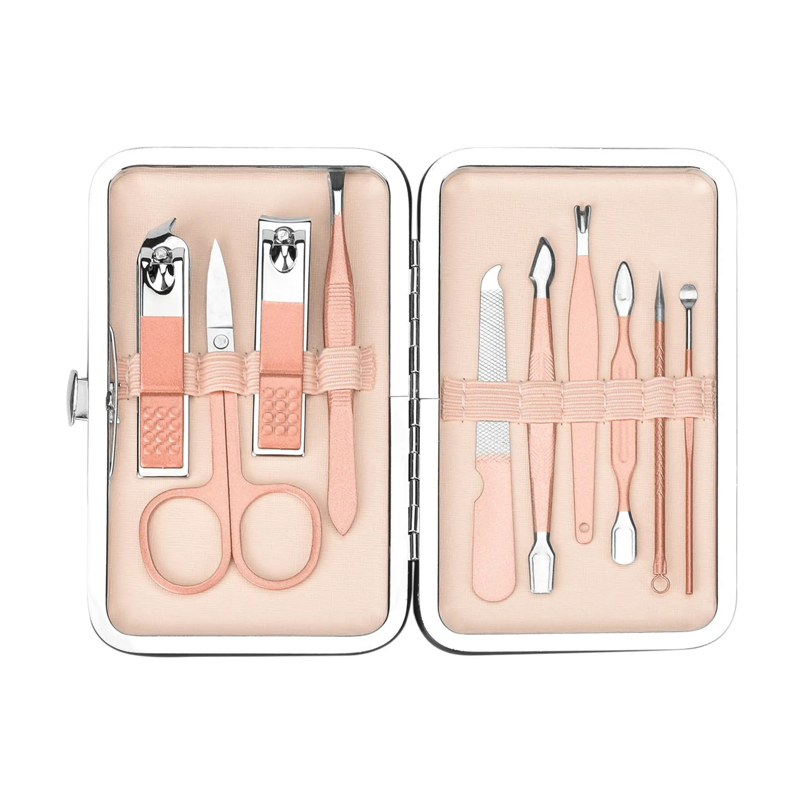 Callus Shavers small 10-piece nail clipper set pink cute and convenient 1set