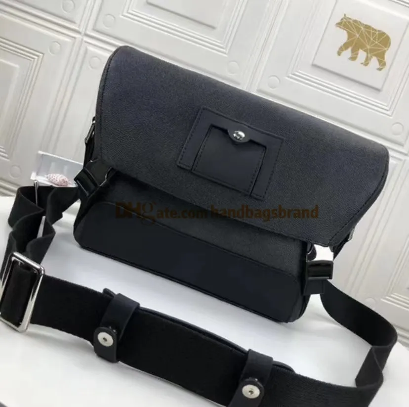 M40510 M40511 Voyager axelväska märke axelväska män läder designer messenger väska hög kvalitet handväska utomhus daglig förvaring hasp crossbody väskor plånbok