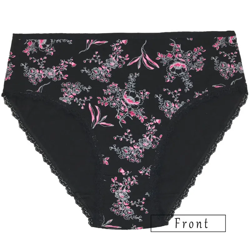 Buy Fshway Women's Cotton Panties Pack of 2_810_Black-Pink_Black-Pink(Free  Size) at