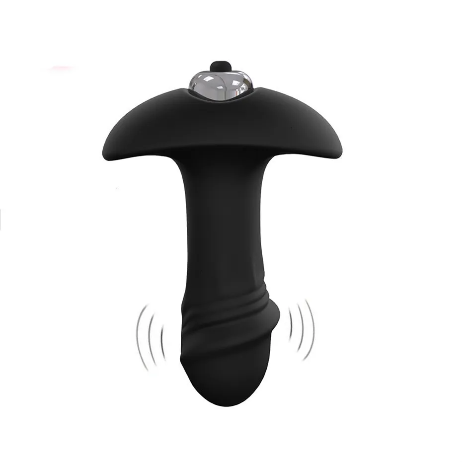 LOAEY 2 in 1 Vibrating Anal Butt Plug Adult Game sexy Toy For Men Women Prostate Massager Waterproof Vibrator Stimulator