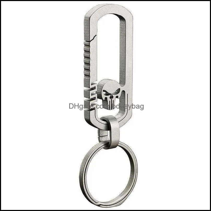 keychains top titanium key ring alloy car chain outdoor small tool keychian accessories k3136