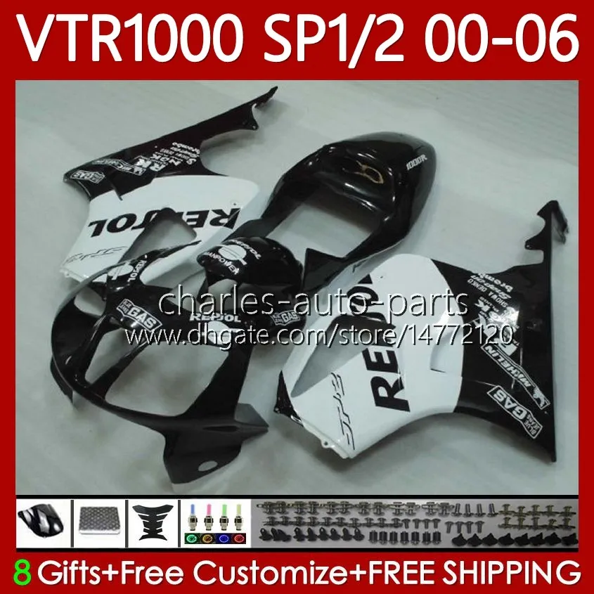 Honda VTR1000 RTV1000 Repsol için Vücut Kiti Beyaz RC51 00 01 02 03 04 05 06 Karoser 123no.56 VTR 1000 SP1 SP2 2000 2001 2002 2003 2004 2005 2006 VTR-1000 2000-2006 PERAKTİK