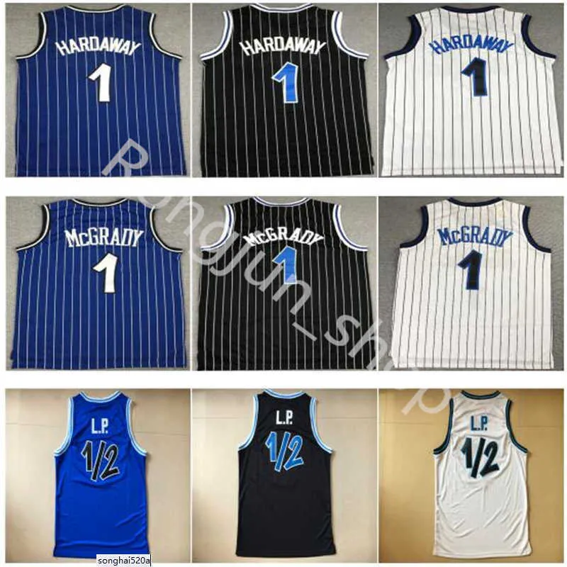 Koszykówka Mohamed Bamba Tracy McGrady Jersey Penny Hardaway Lp Anfernee Vintage zszyty czarny niebieski biały top q Jerseys