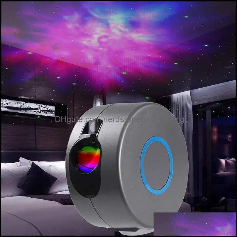 Star Projector Galaxy Starry Sky LED Projector Lamp Rotating Night Light Colorful Nebula Cloud Lamp Bedroom Beside Remote Control 137