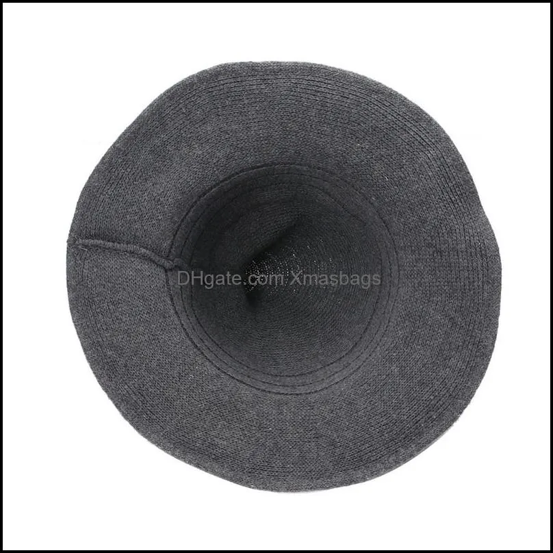 halloween witch hat diversified along the sheep wool cap knitting fisherman hat female fashion witch pointed basin bucket wholesale