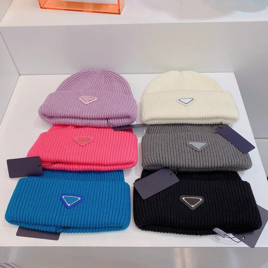 Designer Beanie Caps Mann Frau Schädel Mützen Mode Winter Warme Hüte Stricken Atmungsaktive Hut 6 Farben
