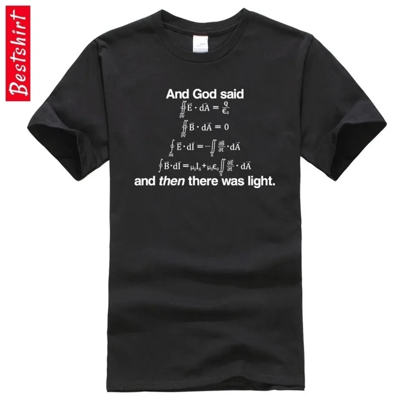 Tanrı Maksimum Kuyu Denklemleri Matematik Bilimi İndirim Tişörtleri Moda Genç Özel Üstler Tees Siyah Sonbahar Giyim Artı Boyut 3xl 220509