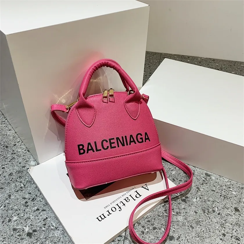 Handbag trendy bags Shell women's one portable messenger pop cargo large capacity letter candy color factory wholesale 70% off