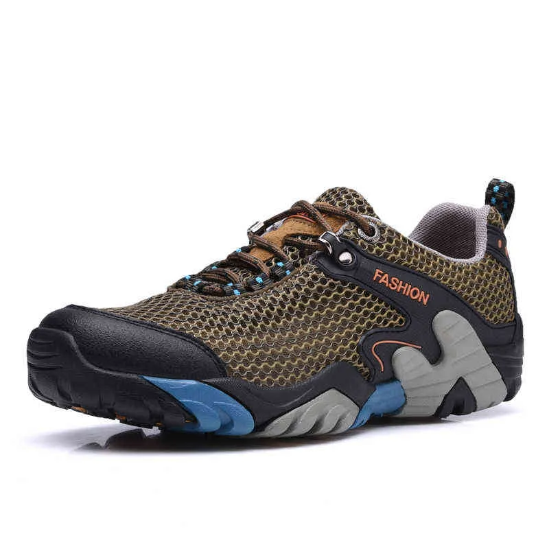 2022 Trail Trekking Outdoor Upstream Aqua Hiking Shoes Men Size 38-46 Mesh Breathable Sneakers Water Sports Shoes Summer Y220518