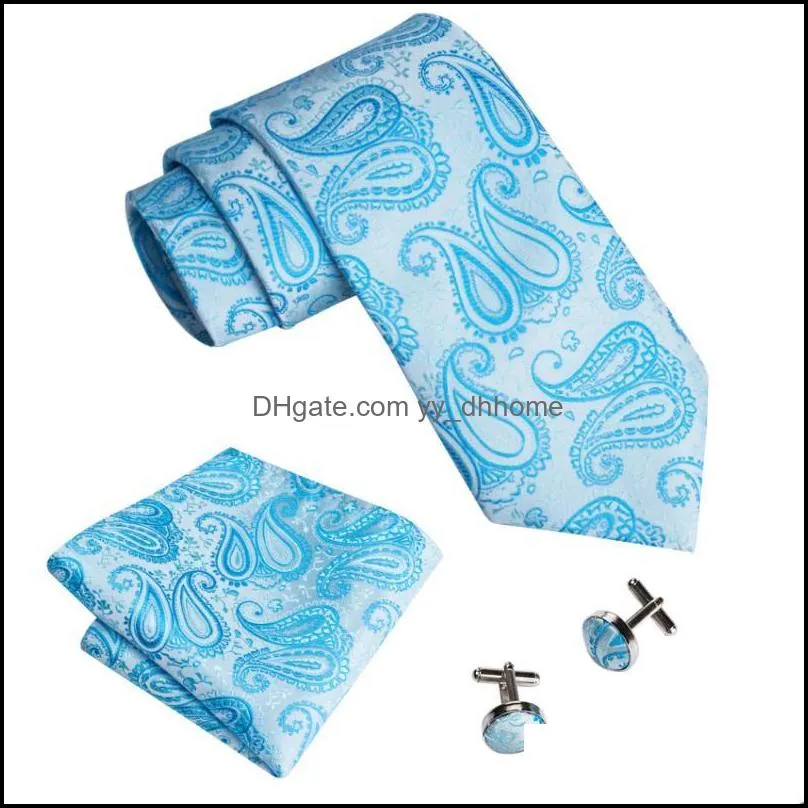 Bow Ties Fashion 8.5cm Men Silk Necktie For Causal Paisley Tie Man Bussines Corbatas Bridegroom Wedding Neckties MJ-4761