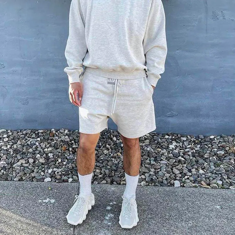 21ss Primavera Verano Europa EE. UU. Pantalones cortos reflectantes Matcha Green Mujeres Hombres Monopat n High Street Algod n Correr Pantalones