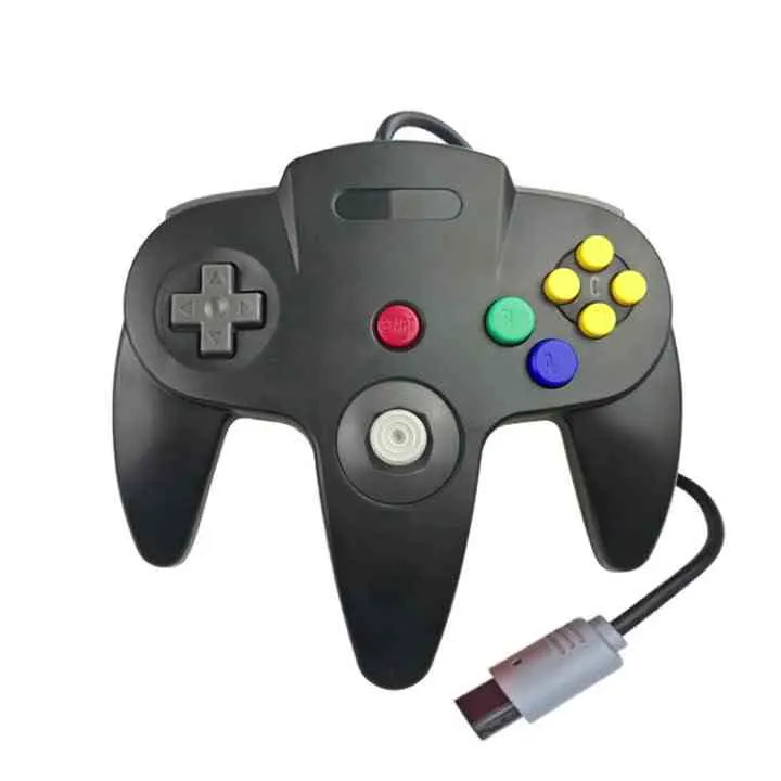 클래식 N64 컨트롤러 레트로 유선 게임 패드 조이스틱, N64 콘솔 교체 비디오 게임 시스템 재생 게임 G220304