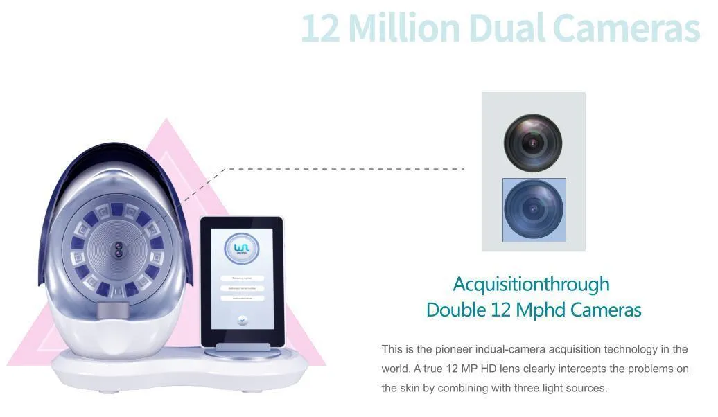 Portable 3D Facial Uv Light Camera Software Skin Analyzer Machine Beauty Salon Facial Care Tool Portable 3d facial skin analyzer machine for beauty salon - Honkay skin analysis machine professional,skin analyzer machine professional,skin analyzer,skin analyzer machine,facial skin analysis machine,skin analysis machine