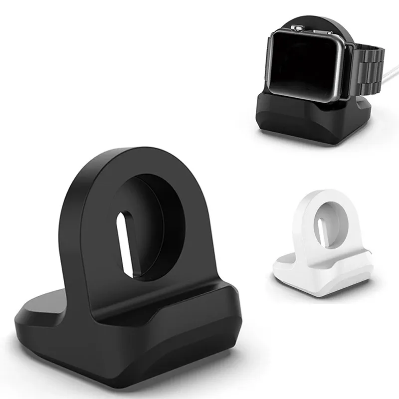 Silikon-Ladeständerhalter für Apple Watch Ultra 49 mm 8 7 6 5 4 3 2 1 SE iwatch 41 mm 45 mm 40 mm Station Dock Lade-Desktop-Halter Zubehör