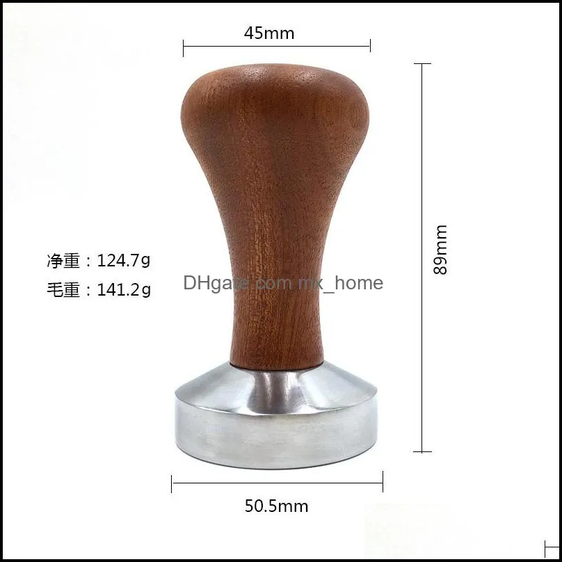 household coffee machine handle tamping device handle-powder cloth aluminum powder coffee press hammer powder-device