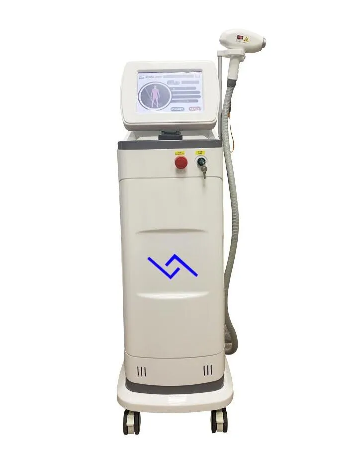 Nieuwe aankomst Duitsland geïmporteerde Zipp 3 golflengte diode laser Pijnloos permanente ontharingmachine direct resultaat voor alle skins met een sterk koelsysteem