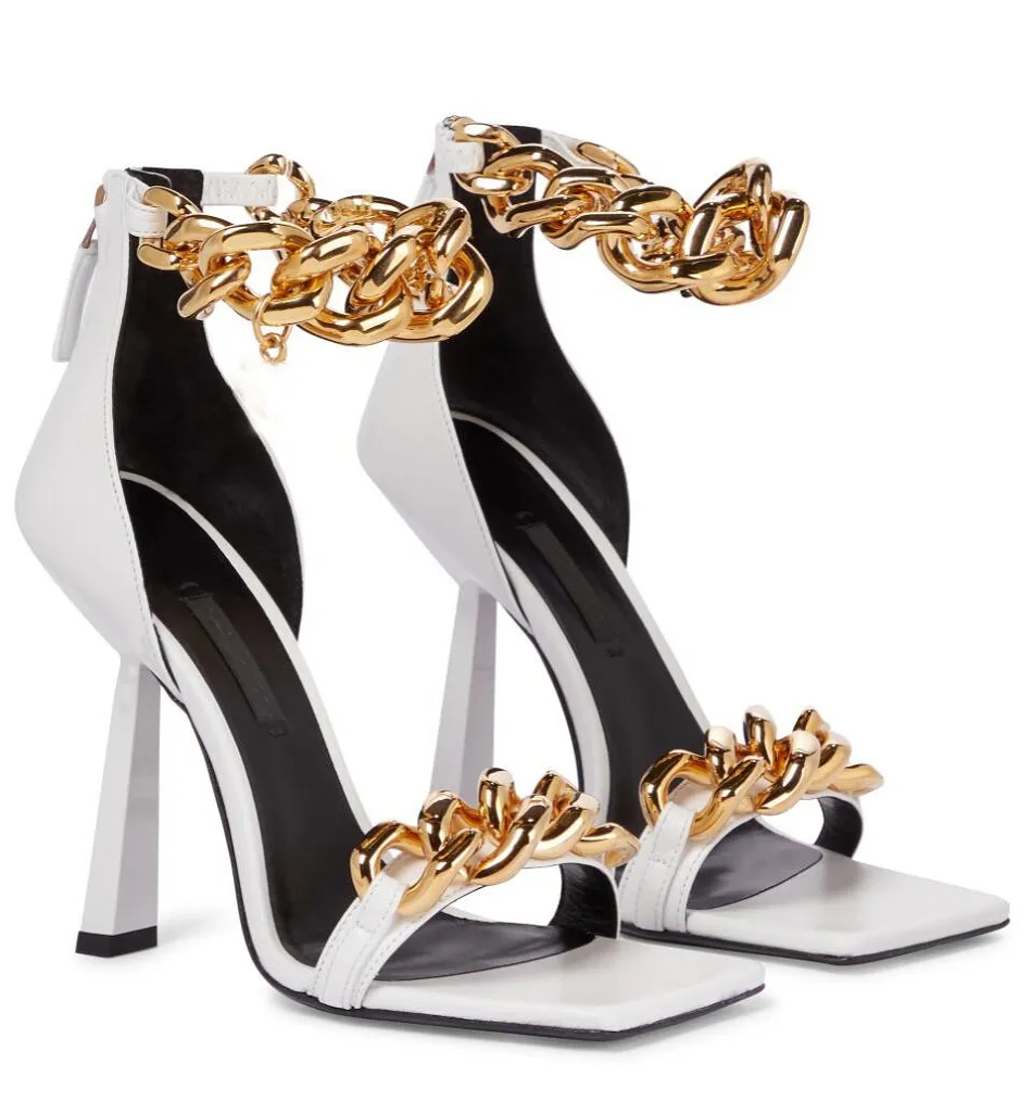 White Kids Heels Girls Sandals Cute Princess Style Sandals Low