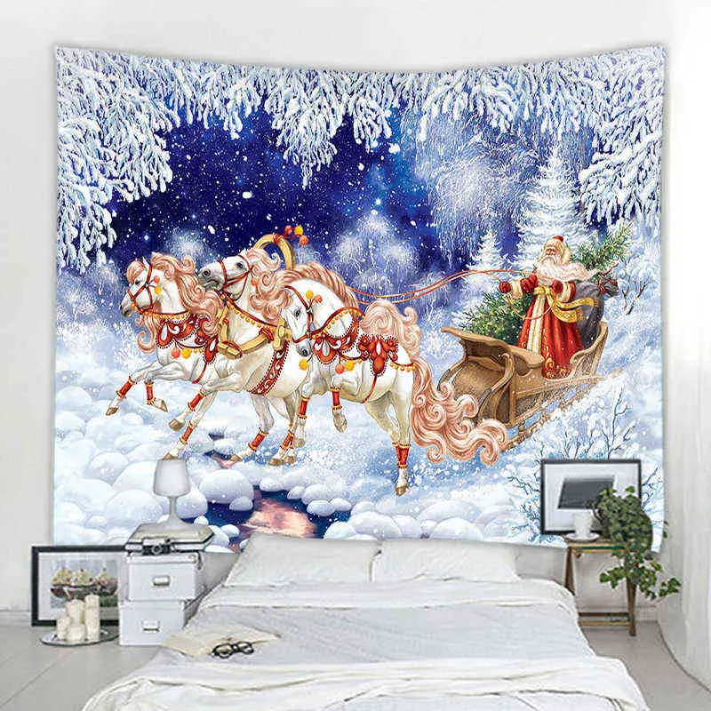 Psychodeliczny dekoracje w tle domowym Tobestry Mandala Boho Hippie ściany dywan sypialnia salon J220804