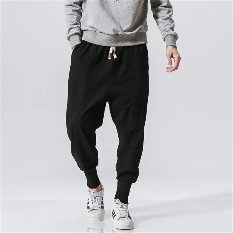 Herenbroek Spring Casual Pants Men Streetwear Katoen Joggers Harajuku Fashion Harem Jogging for Man 220826