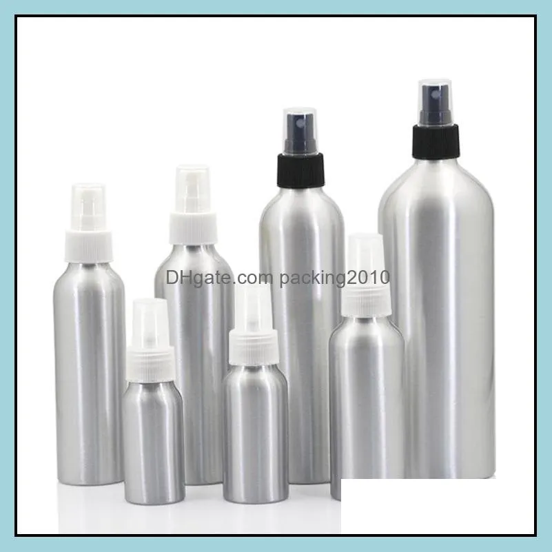 Packing Bottles Office School Business Industrial 30Ml Refillable Aluminium Spray Atomiser Bottle Metal Empty Per Essentials Oil Travel Co