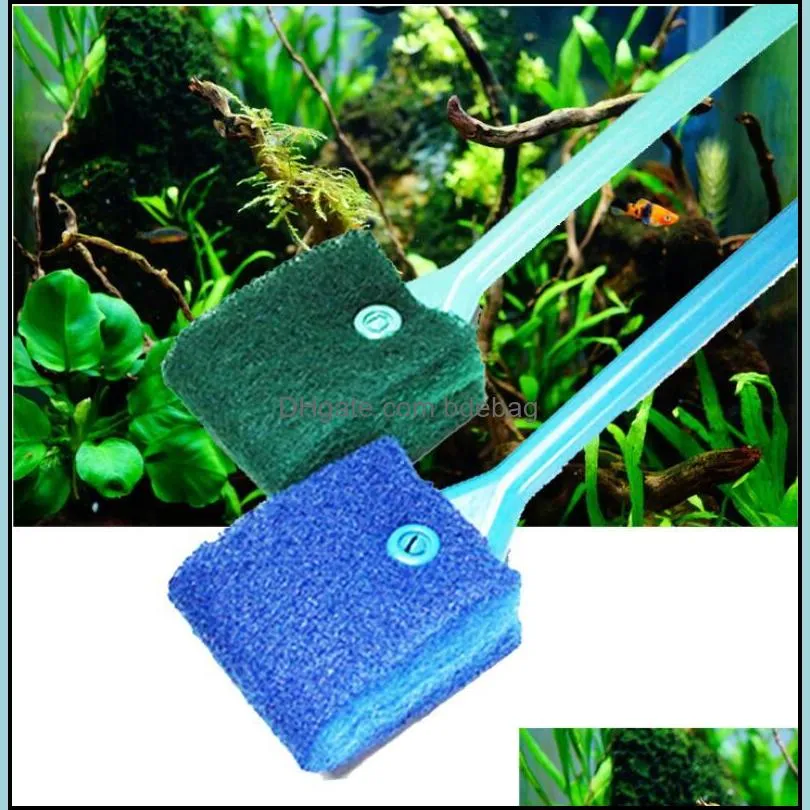 Aquarium Fish Tank Cleaning Tools Glass Plant Brushes Floating Clean