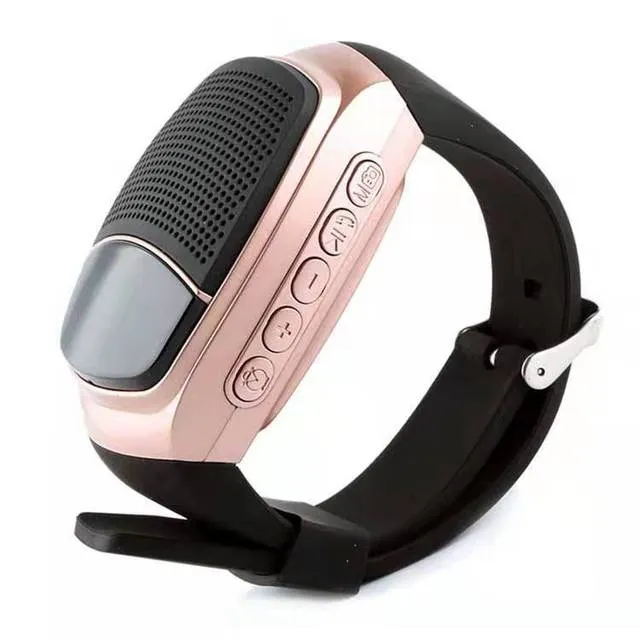 B90 Drahtlose Bluetooth-Lautsprecheruhr, tragbares Armband, intelligenter MP3-Musik-Player, der USB TF unterstützt und Fotos macht