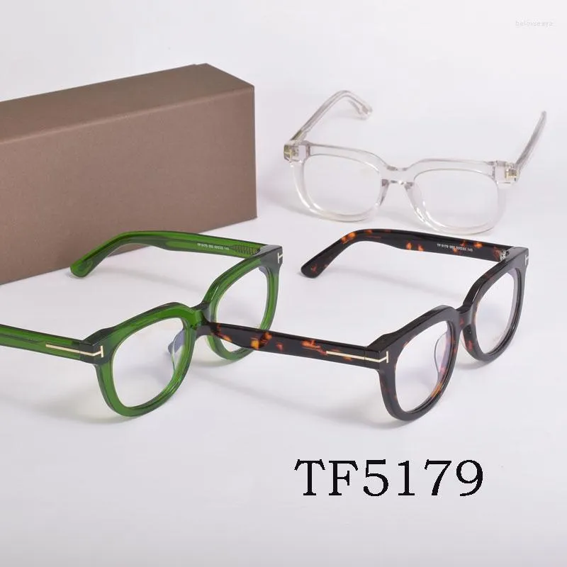 Modne okulary przeciwsłoneczne ramki duże rozmiary do okularów DEYE Forde Acetate kobiety czytanie krótkowzroczność recepta TF5179 z etui Belo22