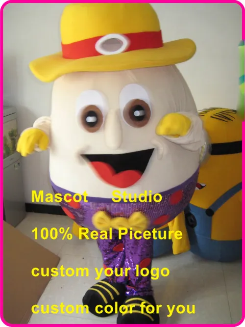 Påskägg Mascot Kostym Anpassad Fancy Kostym Anime Kit Mascotte Tema Fancy Dress Carnival Costume40220