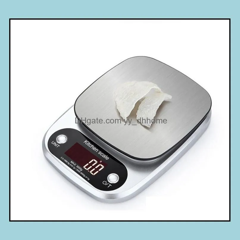 10kg/1g digital lcd electronic kitchen scales cooking food weighing scale sn3703